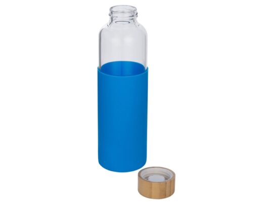 Бутылка для воды стеклянная Refine, в чехле, 550 мл, голубой, арт. 028602503