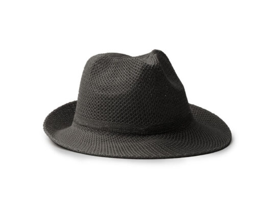 Элегантная шляпа BELOC из синтетического материала с тесьмой, черный, арт. 028778603