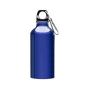 Алюминиевая бутылка ATHLETIC с карабином, 400 мл, королевский синий, арт. 028690103