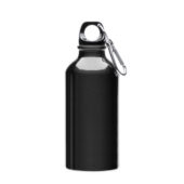 Алюминиевая бутылка ATHLETIC с карабином, 400 мл, черный, арт. 028690003