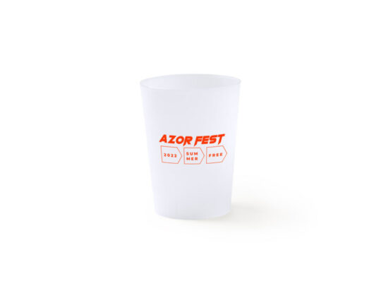 Многоразовая чашка PONTAL из гибкого полипропилена 500 мл, полупрозрачный, арт. 028785503