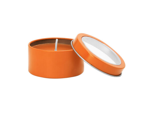 Ароматическая свеча FLAKE с запахом ванили, оранжевый, арт. 028729803