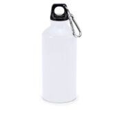 Алюминиевая бутылка ATHLETIC с карабином, 400 мл, белый, арт. 028689903