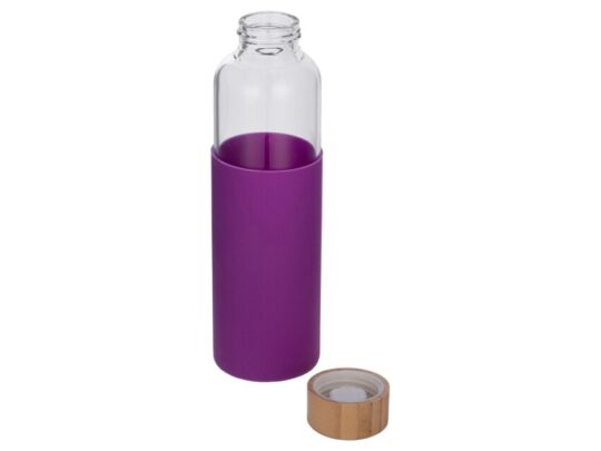 Бутылка для воды стеклянная Refine, в чехле, 550 мл, фиолетовый, арт. 028602403
