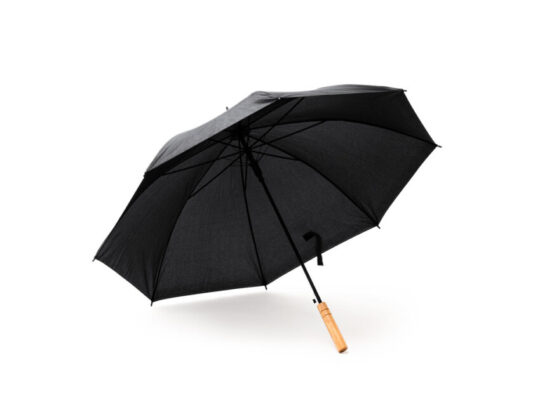Зонт трость FARGO, полуавтомат, черный, арт. 028772303