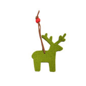 Войлочное рождественское украшение Северный олень, зеленое яблоко, арт. 028832703