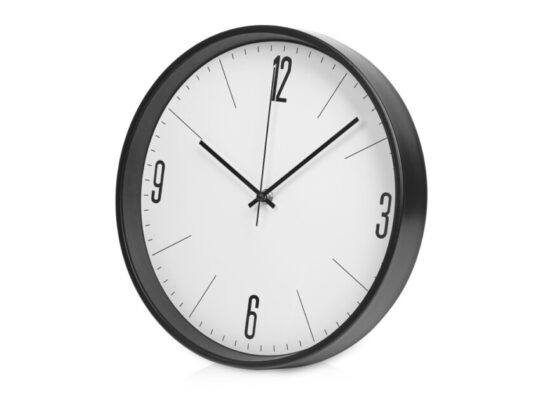 Алюминиевые настенные часы, диаметр 30,5 см Zen, черный, арт. 028878603