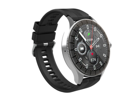 Умные часы HIPER IoT Watch GTR, черный/голубой, арт. 029031403