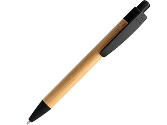 Ручка шариковая GILDON, бамбук, натуральный/черный, арт. 028835003