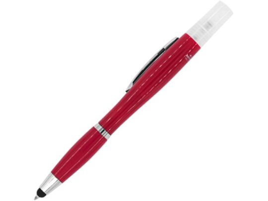 Ручка-стилус шариковая FARBER с распылителем, красный, арт. 028835503