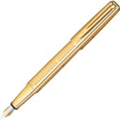 Перьевая ручка Waterman Exception Solid Gold, цвет: Gold (золото),  перо: M, перо: золото 18К, арт. 029024503