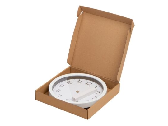 Пластиковые настенные часы  диаметр 25,5 см Yikigai, белый, арт. 028878203