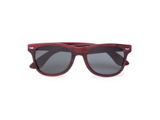 Солнцезащитные очки DAX с эффектом под дерево, темно-красный, арт. 028818503