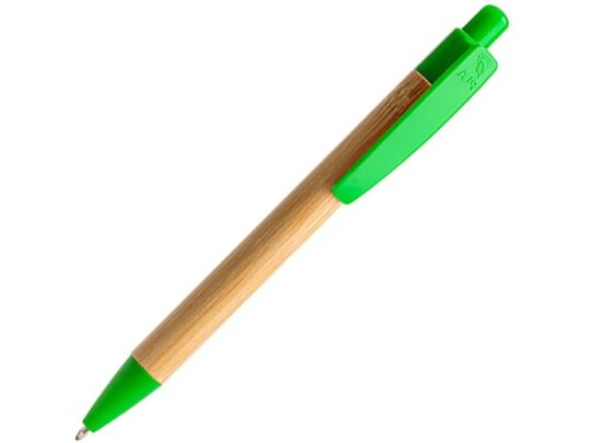 Ручка шариковая GILDON, бамбук, натуральный/папоротник, арт. 028834803