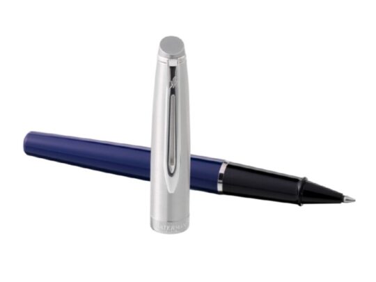 Ручка роллер Waterman  Embleme цвет BLUE CT, цвет чернил: черный, арт. 029026203