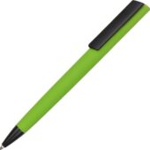 Ручка пластиковая шариковая C1 софт-тач, зеленое яблоко, арт. 028945303