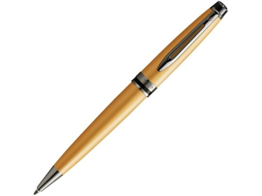 Шариковая ручка Waterman Expert Gold, цвет чернил Mblue,  в подарочной упаковке, арт. 029028303