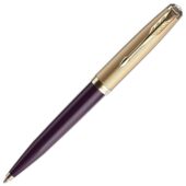 Шариковая ручка Parker 51 DELUXE PLUM GT, стержень: M, цвет чернил: black, в подарочной упаковке., арт. 028953903