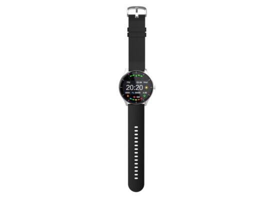Умные часы HIPER IoT Watch GT, черный/ голубой, арт. 029031203