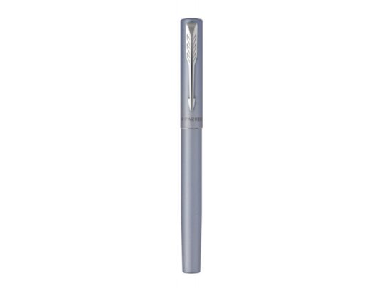 Перьевая ручка Parker Vector XL Silver Blue CT, цвет чернил blue, перо: F/M, в подарочной упаковке., арт. 028950703