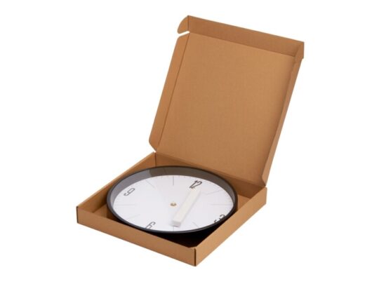 Алюминиевые настенные часы, диаметр 30,5 см Zen, черный, арт. 028878603