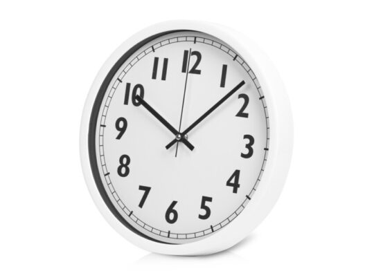 Пластиковые настенные часы  диаметр 30 см White Mile, белый, арт. 028878303
