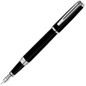 Перьевая ручка Waterman Exception, цвет: Slim Black ST, перо: F (FF), арт. 029024703