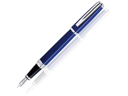 Перьевая ручка Waterman Exception, цвет: Slim Blue ST, перо: F, арт. 029024803