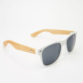 Солнцезащитные очки EDEN с дужками из натурального бамбука, натуральный/белый, арт. 028818203