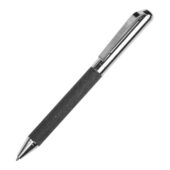 Шариковая ручка из переработанной стали и переработанной кожи Venera, серая, арт. 028812203