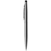 Ручка шариковая металлическая поворотная Glory со стилусом, серебристый, арт. 028812103