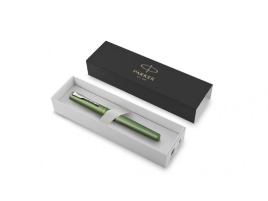 Ручка-роллер Parker Vector XL Green CT, цвет чернил black, стержень: F, в подарочной упаковке., арт. 028953103