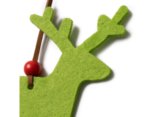 Войлочное рождественское украшение Северный олень, зеленое яблоко, арт. 028832703