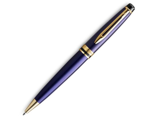 Шариковая ручка Waterman Expert Blue Lacquer GT, цвет чернил: синий М, арт. 029027903