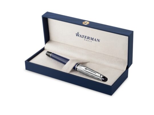 Перьевая ручка Waterman Expert22 SE deluxe Blue CT, перо: F, цвет: Blue, в подарочной упаковке, арт. 029024903