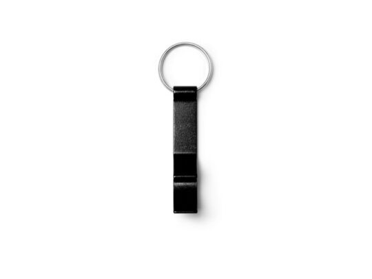 Алюминиевый брелок BIOKO с открывалкой, черный, арт. 028889703