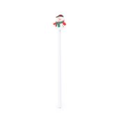 Карандаш NUSS с ластиком в виде снеговика, белый/разноцветный, арт. 028833903