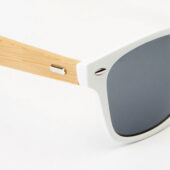 Солнцезащитные очки EDEN с дужками из натурального бамбука, натуральный/белый, арт. 028818203
