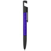 Ручка-стилус металлическая шариковая многофункциональная (6 функций) Multy, темно-синий, арт. 028877703