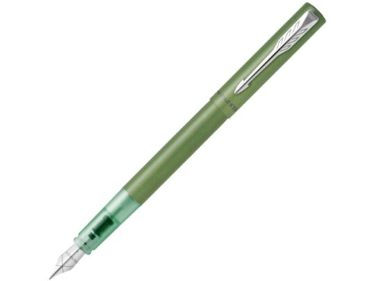 Перьевая ручка Parker Vector XL Green CT, цвет чернил blue, перо: F, в подарочной упаковке., арт. 028950603