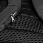 Рюкзак противокражный MOANA из нейлона, черный/серый меланж, арт. 028842503