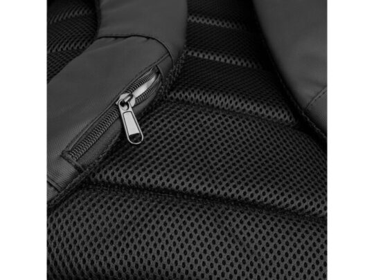 Рюкзак противокражный MOANA из нейлона, черный/серый меланж, арт. 028842503