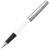 Перьевая ручка Parker Jotter White CT перо:F, цвет чернил: blue, в подарочной упаковке, арт. 028948503