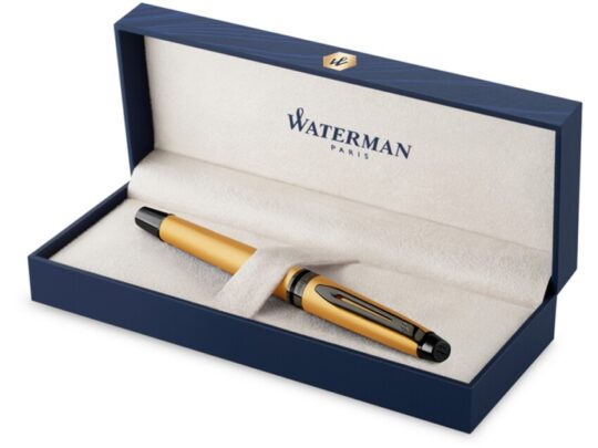 Перьевая ручка Waterman Expert GoldF BLK в подарочной упаковке, арт. 029025803