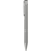 Ручка металлическая шариковая C1 софт-тач, серый, арт. 028944703