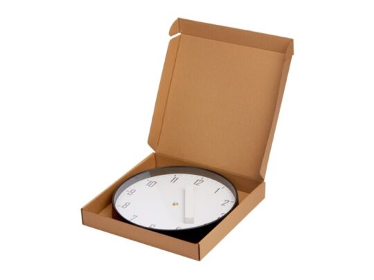 Пластиковые настенные часы  диаметр 30 см Carte blanche, черный, арт. 028878503