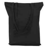 Складывающаяся сумка Skit из хлопка на молнии, черный, арт. 028936603