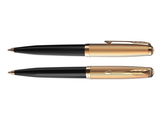 Шариковая ручка Parker 51 DELUXE BLACK GT, стержень: M, цвет чернил: black, в подарочной упаковке., арт. 028953803
