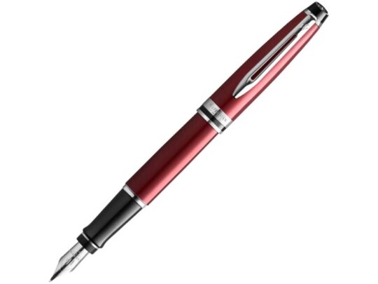 Перьевая ручка Waterman Expert Dark Red Lacquer CT Black, перо: M, цвет чернил: blue., арт. 029024103