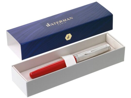 Ручка роллер Waterman  Embleme цвет RED CT, цвет чернил: черный, арт. 029026303